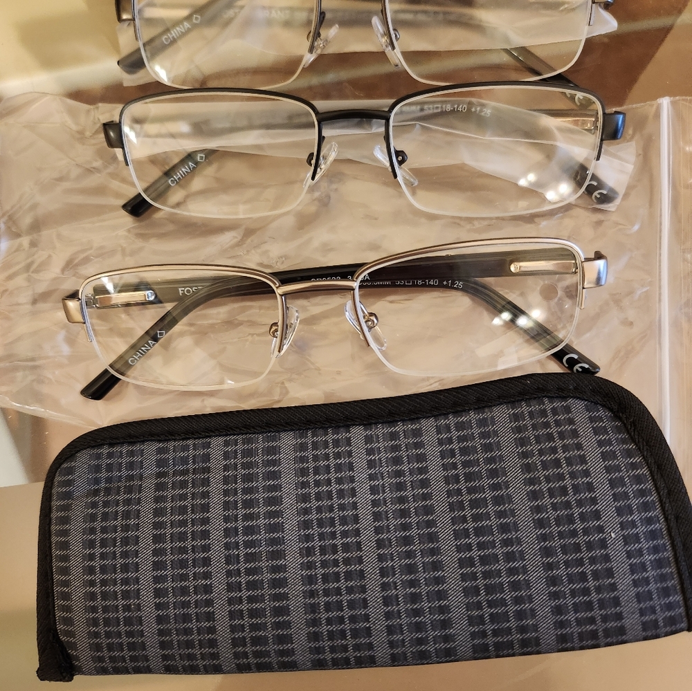 STRENGTH 150 LEFT Foster Grant Design Optics 3 Pair  New in Box - Picture 2 of 4